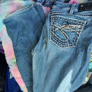 Silver jeans dark wash